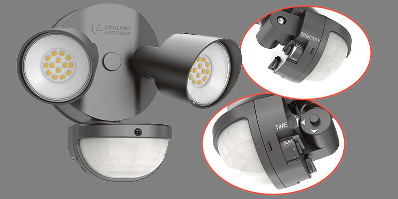 lithonia led motion security light